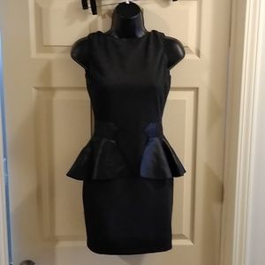 SALE**Dress the Population*Peplum /Jersey Mini